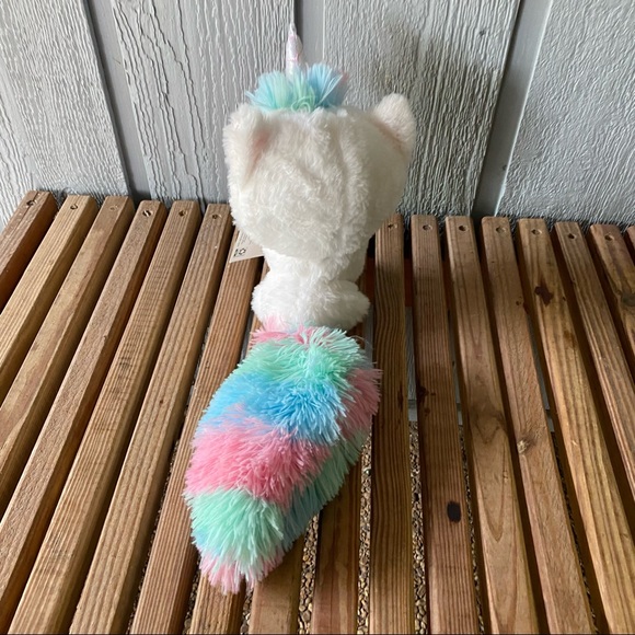 NWT Unicorn Plush Fluffy Tail New Valentine's Day Sweetheart Kids Girls Cute - Picture 4 of 13